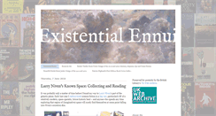 Desktop Screenshot of existentialennui.com