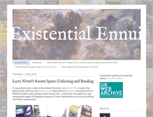 Tablet Screenshot of existentialennui.com